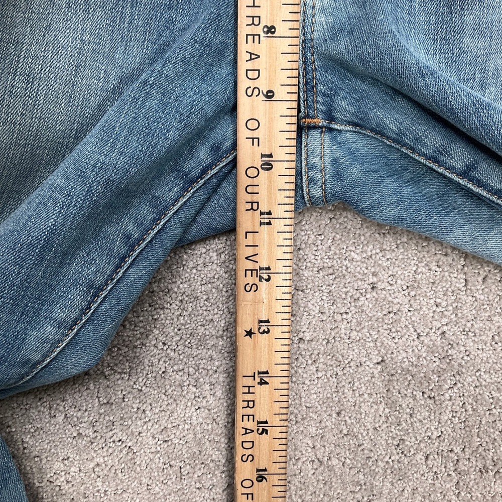 Ralph Lauren Skinny Jeans Women 33W 29L Light Blue Ruskin Taper Denim‎ - Picture 9 of 14
